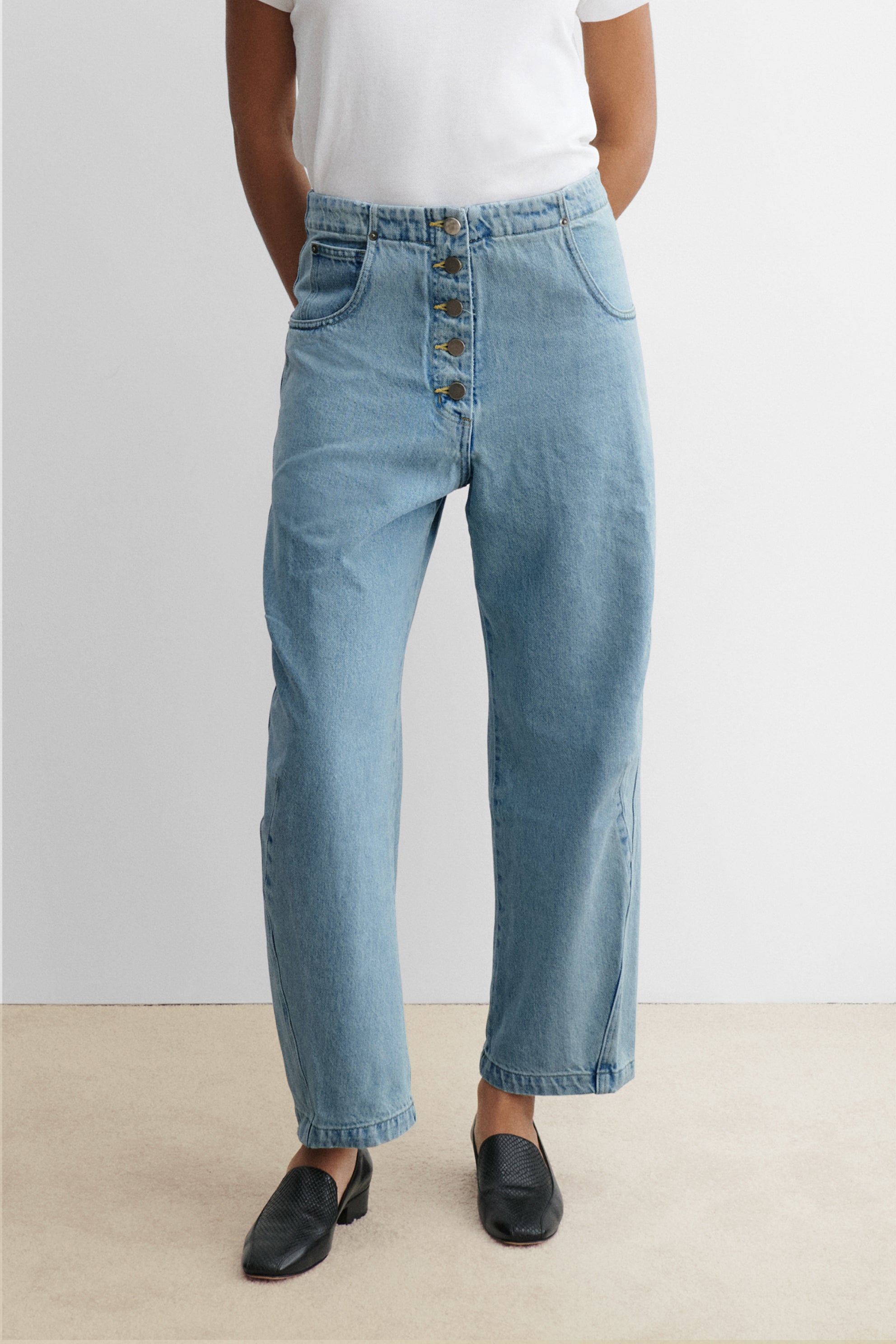 Elkin Pant-DENIM-Rachel Comey