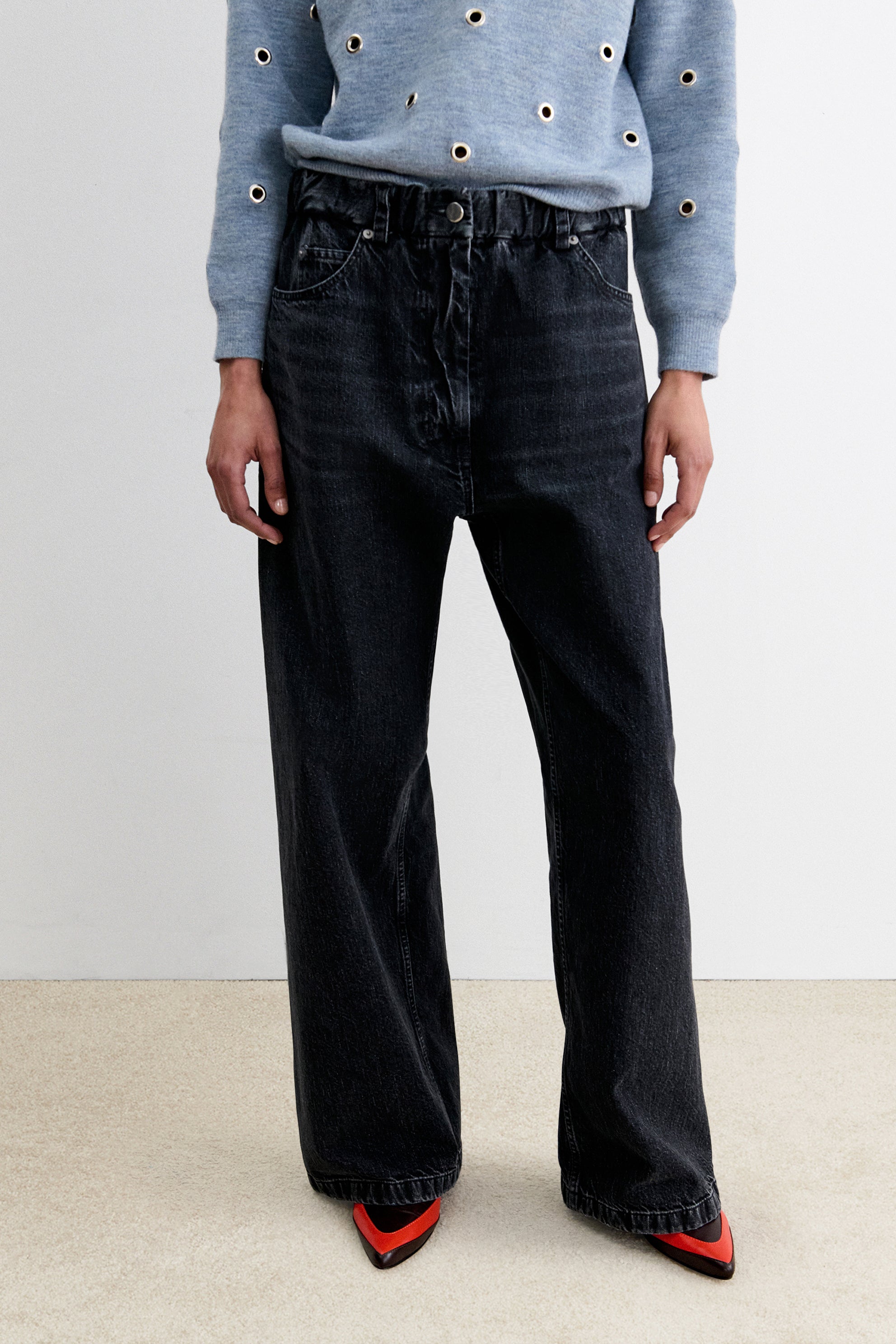 Slacker Pant-DENIM-Rachel Comey