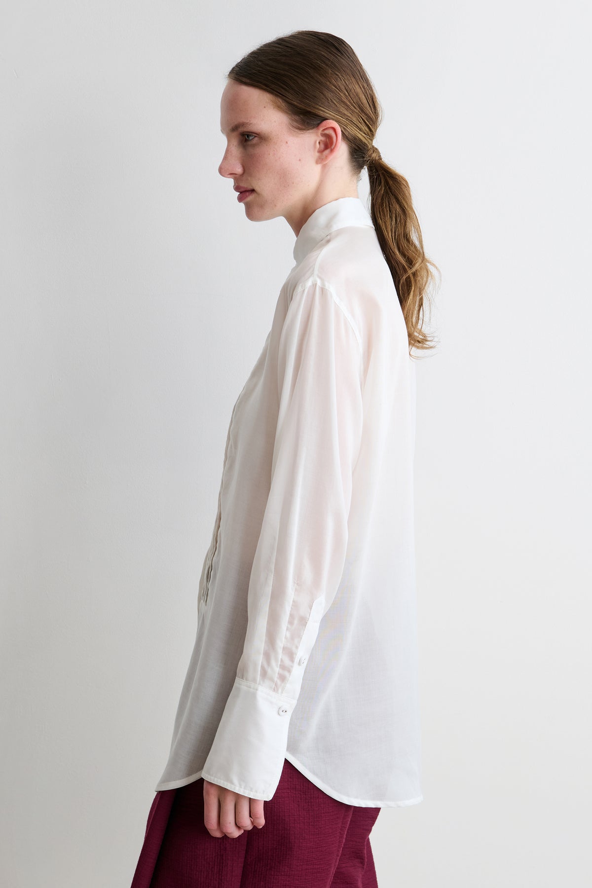 Scallop Tux Shirt-TOPS-Rachel Comey