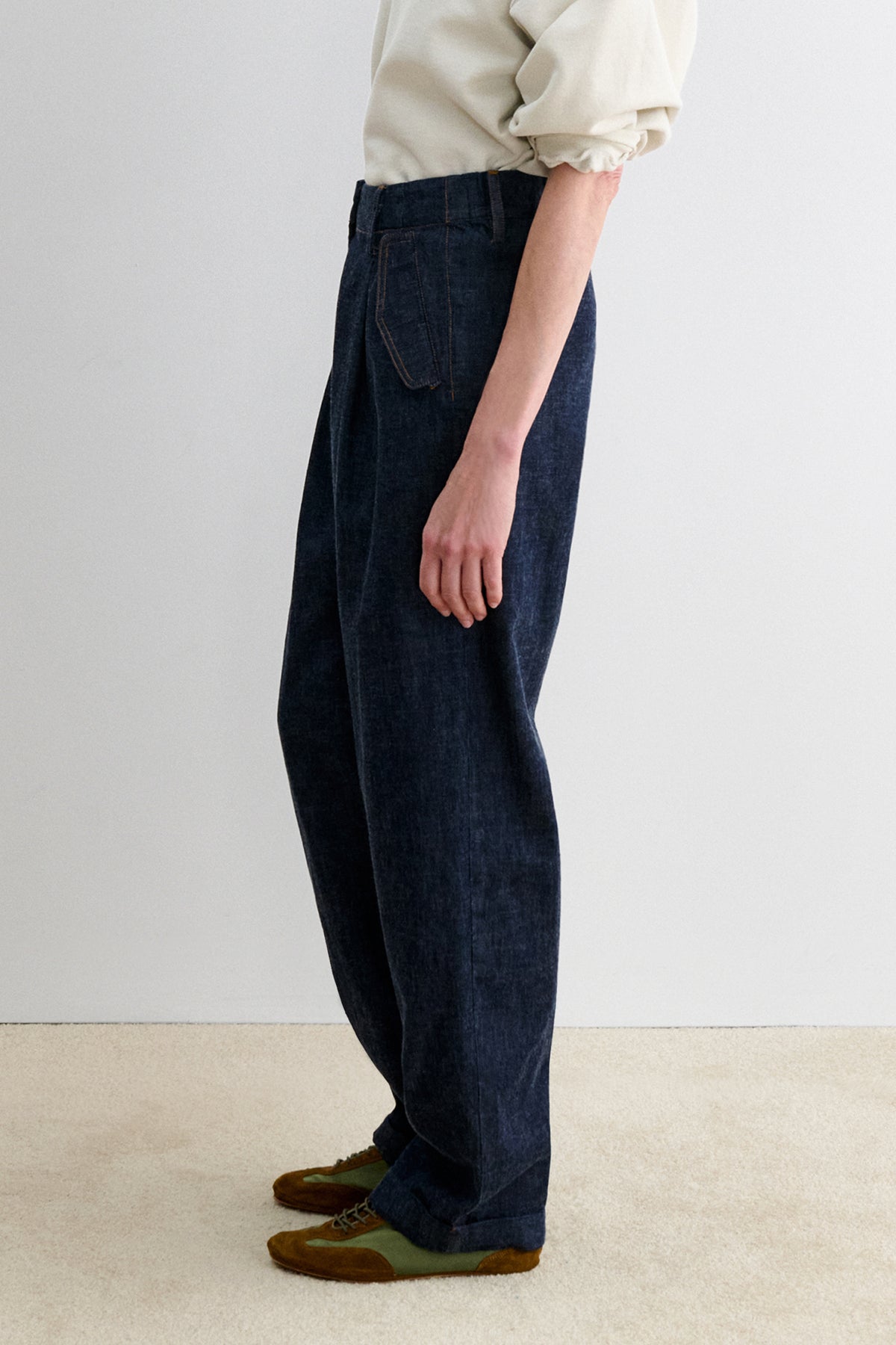 Bending Pant-DENIM-Rachel Comey
