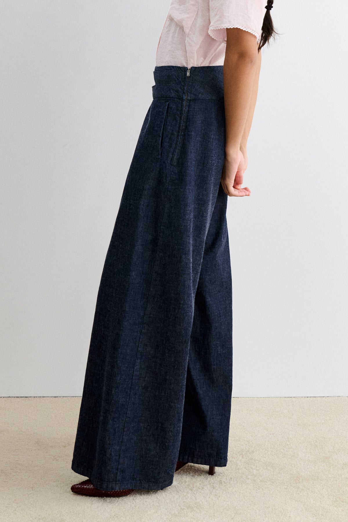 Swish Pant-DENIM-Rachel Comey
