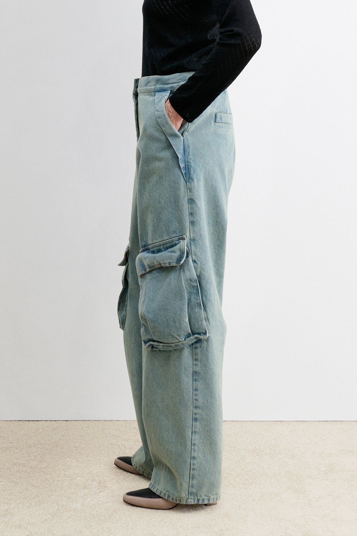 Charge Pant-DENIM-Rachel Comey