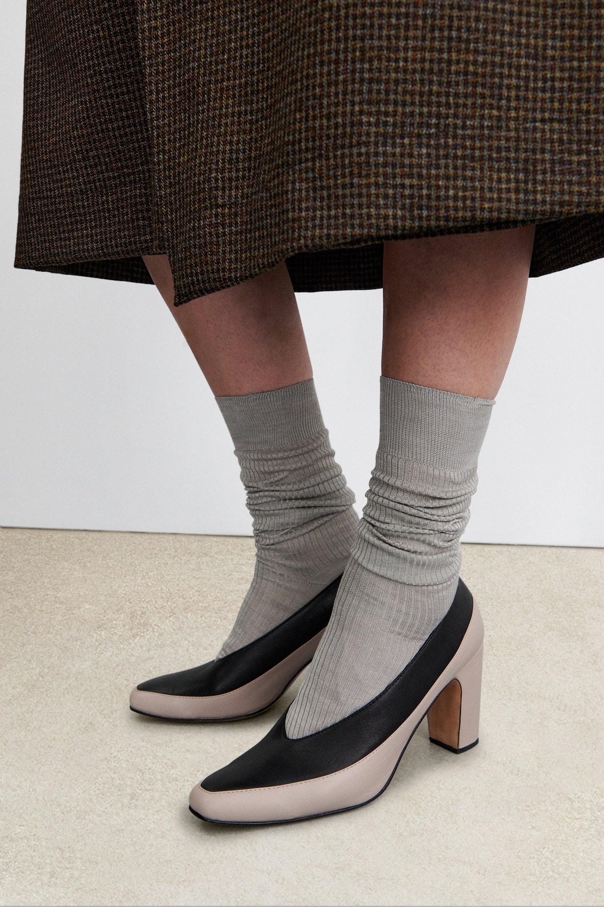 Maria La Rosa Ribbed Knee Socks-SOCKS-Rachel Comey