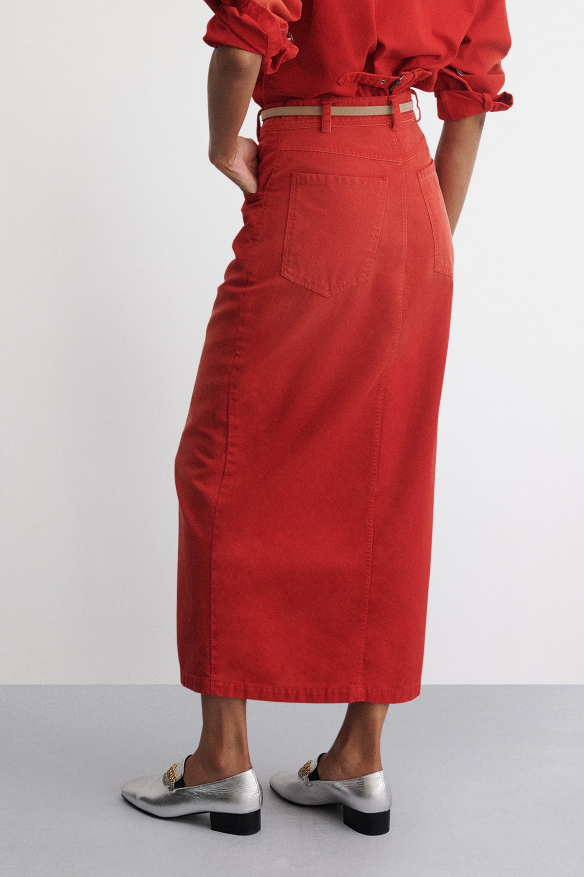 Lunga Skirt-DENIM-Rachel Comey