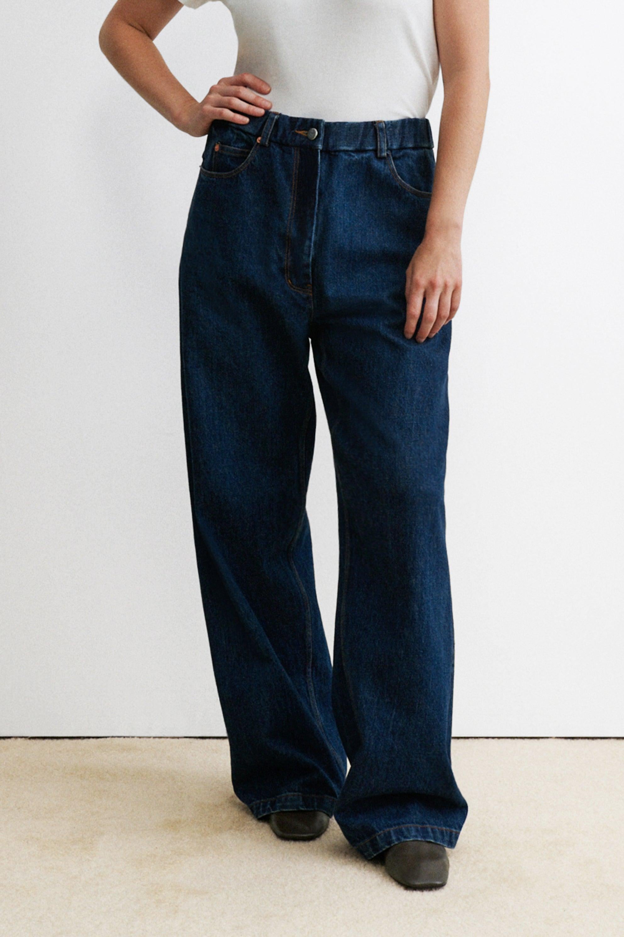 Slacker Pant-DENIM-Rachel Comey