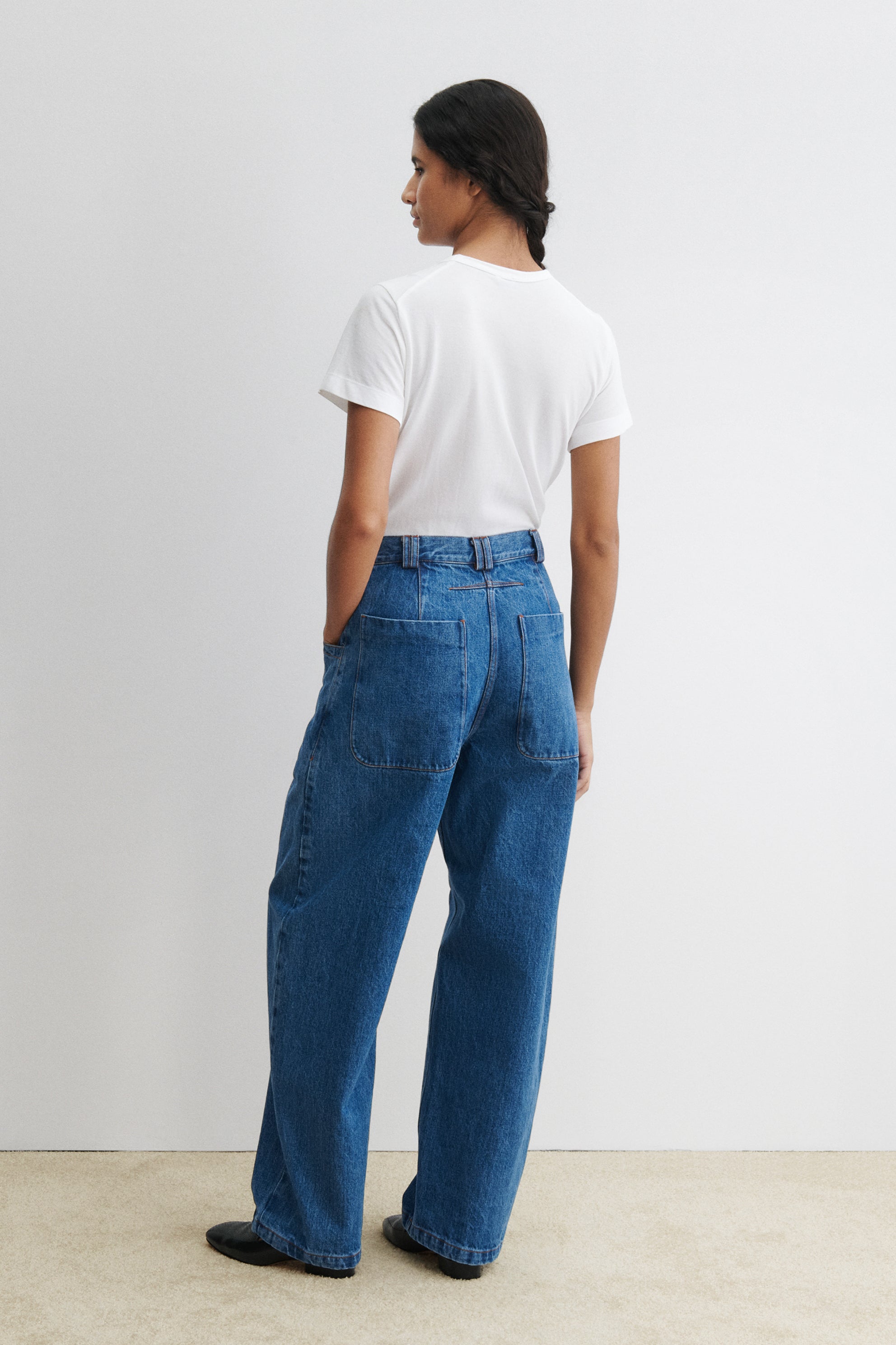Snap Pant-DENIM-Rachel Comey