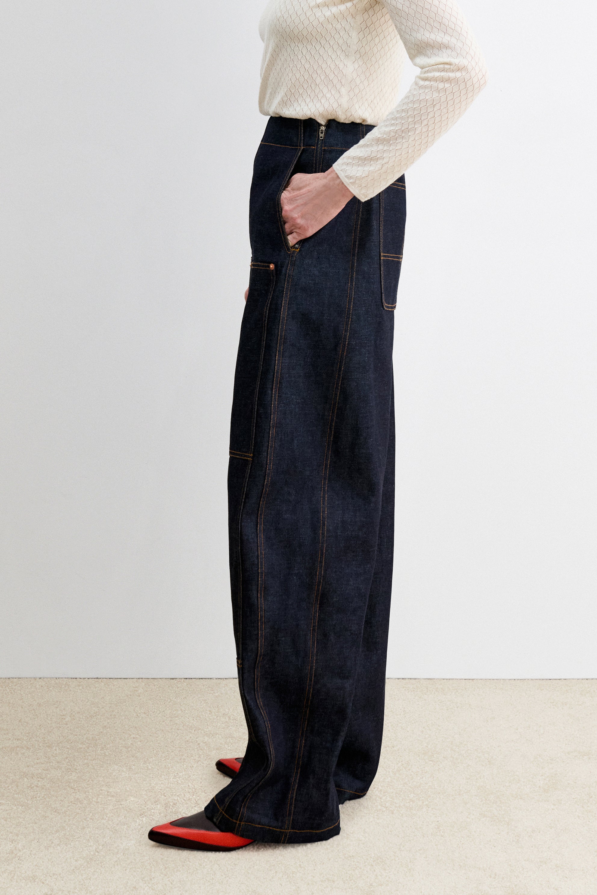 Tandy Pant-DENIM-Rachel Comey