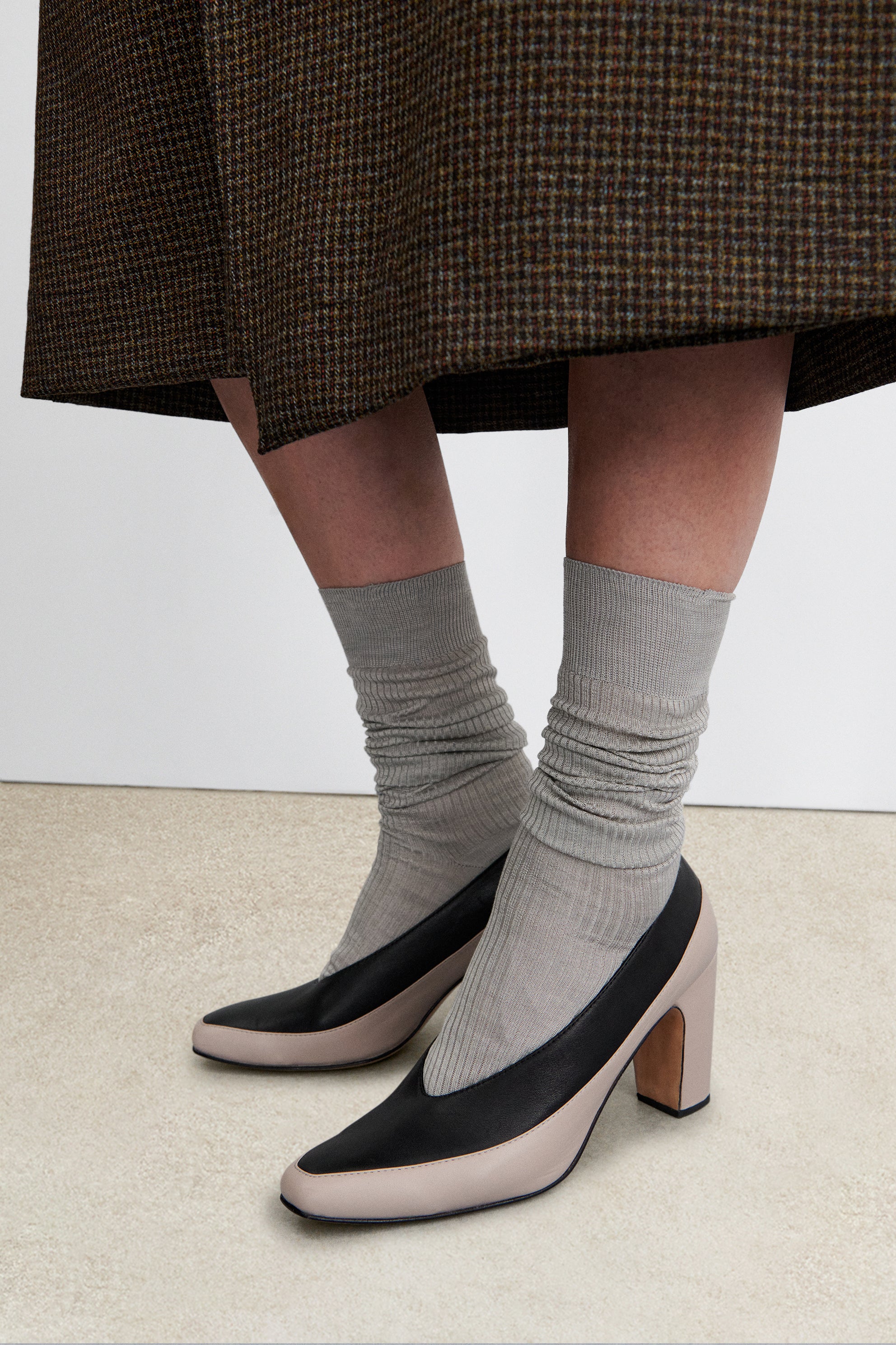 Maria La Rosa Ribbed Knee Socks-SOCKS-Rachel Comey